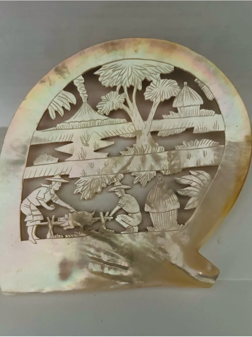 Hand-Carved Mother of Pearl Decor